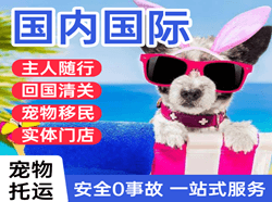 通辽机场空运国际宠物托运 【国